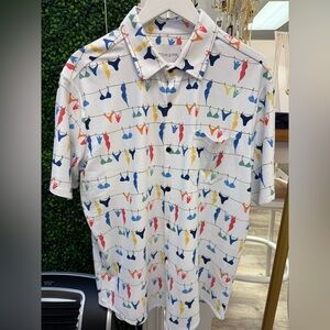 Smith & Quinn - Boatyard bikini button down Colorful Patterned Men's Shirt